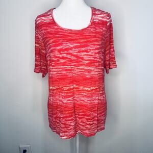 Chicos Pink Shirt Size 2